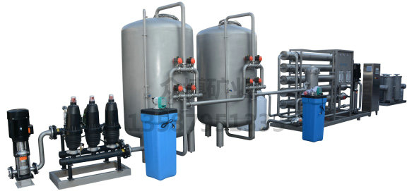 新汶矿务局新疆伊犁四矿ZC-JHS-10T，10T/h反渗透水处理装置，工程实例图